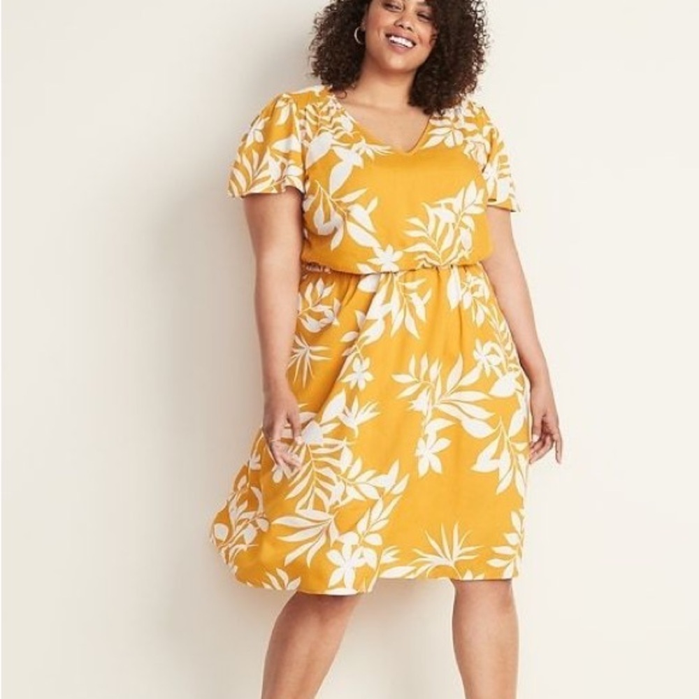 Old navy floral dress XL